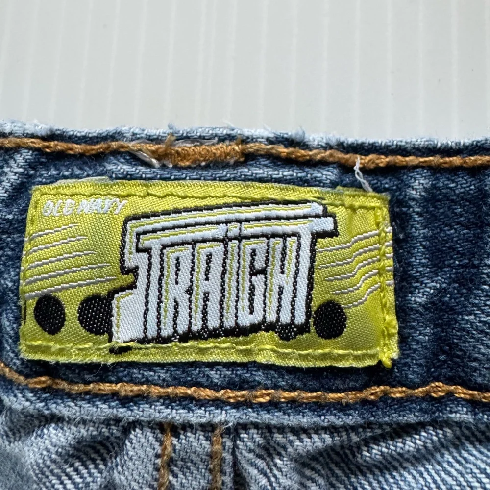 Old Navy straight leg blue jeans.  Boys size 16